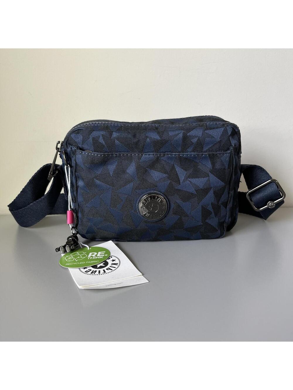 Kipling x Barbie Abanu Small Crossbody Bag Endless Blue NWT